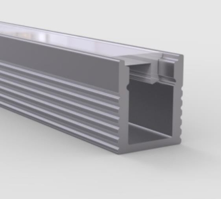 O perfil de alumínio anodizado 7,8 x 8.9mm da luz do diodo emissor de luz conduziu o canal da tira