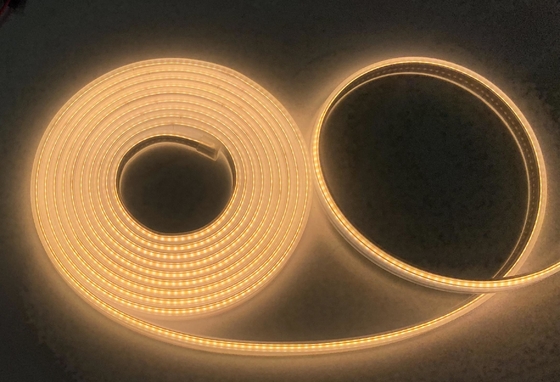 Luz de tira impermeável 24V flexível do diodo emissor de luz da ESPIGA da extrusão do silicone IP68