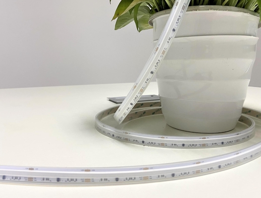 O manga de silicone a fita conduzida flexível impermeável do pixel da tira IP65 do diodo emissor de luz da ESPIGA