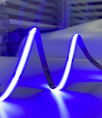 Série padrão flexível da luz IP20 24V da fita da ESPIGA do diodo emissor de luz da cor azul