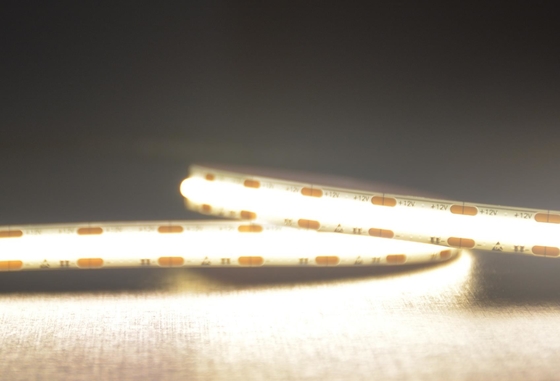 luz de tira flexível da ESPIGA do diodo emissor de luz 12V de 8mm Dotless com ângulo de feixe de 140 graus