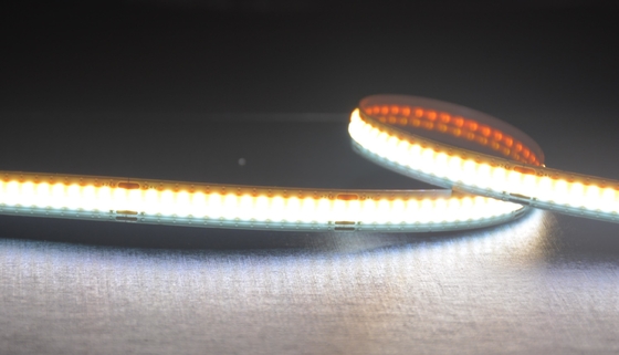 Branco dinâmico da tira do diodo emissor de luz da ESPIGA de IP20 CAT Doul Line Flexible
