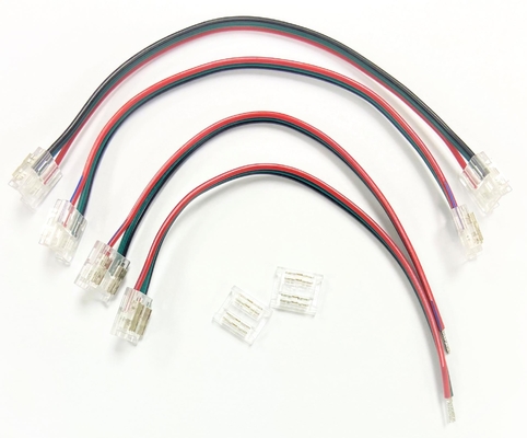 Acessórios brancos 3 Pin Led Connector da luz de tira do diodo emissor de luz de Doul